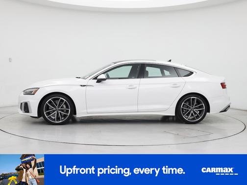 White 2022 Audi A5 Sportback S-Line Premium Plus