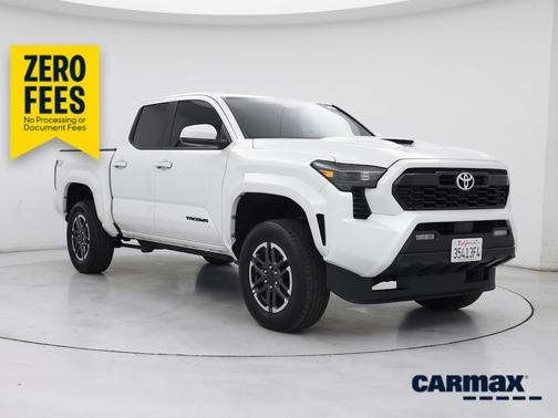 White 2025 Toyota Tacoma TRD Sport