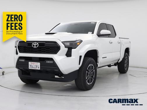 White 2025 Toyota Tacoma TRD Sport