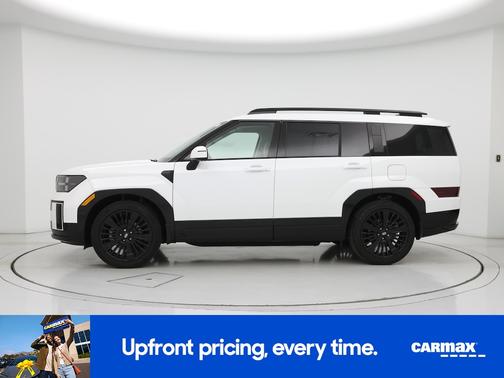 White 2024 Hyundai SANTA FE HEV Calligraphy