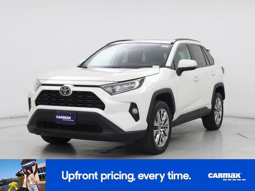 White 2021 Toyota RAV4 XLE Premium