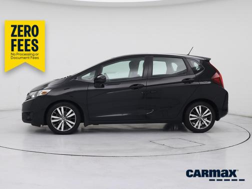 Black 2015 Honda Fit EX