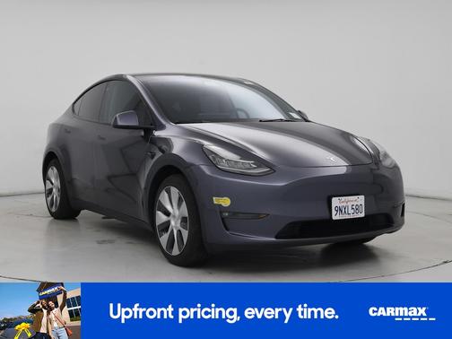 Gray 2021 Tesla Model Y Long Range