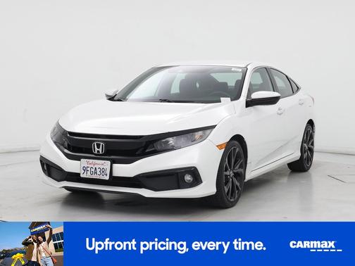 White 2020 Honda Civic Sport