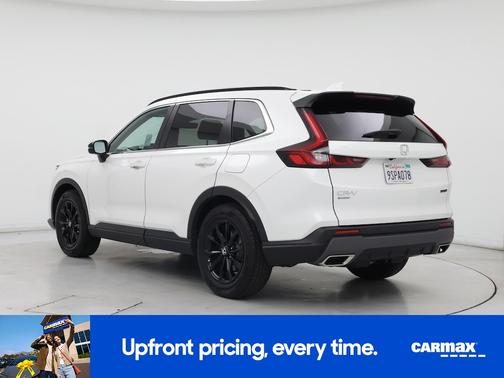 White 2025 Honda CR-V Hybrid Sport-L