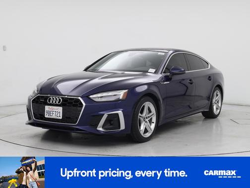 Blue 2021 Audi A5 Sportback S-Line Premium
