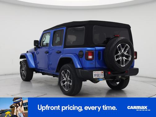 Blue 2024 Jeep Wrangler 4xe Sport S