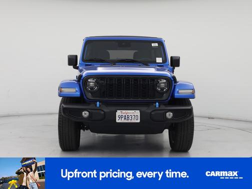 Blue 2024 Jeep Wrangler 4xe Sport S