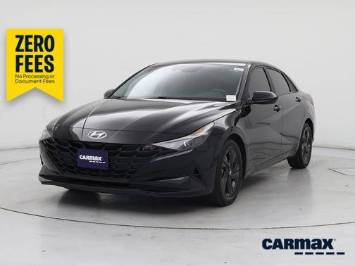Black 2021 Hyundai ELANTRA SEL