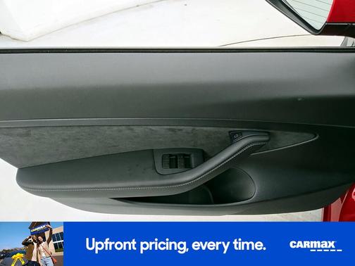 Red 2021 Tesla Model 3 Standard Range Plus