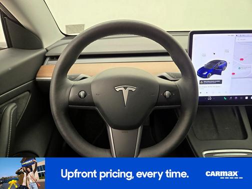 Red 2021 Tesla Model 3 Standard Range Plus