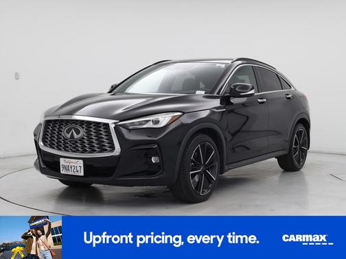 Black 2022 INFINITI QX55 Luxe