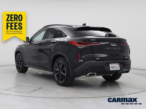 Black 2022 INFINITI QX55 Luxe