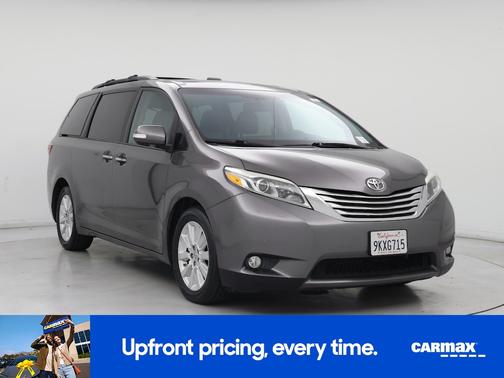 Gray 2016 Toyota Sienna Limited Premium