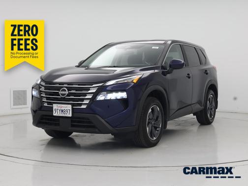 Blue 2025 Nissan Rogue SV