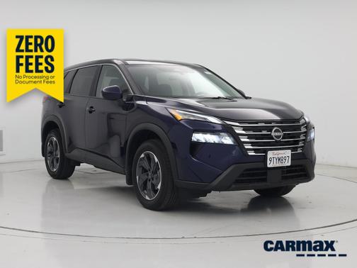 Blue 2025 Nissan Rogue SV