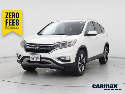 White 2015 Honda CR-V Touring