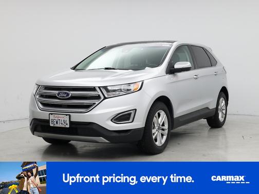 Silver 2018 Ford Edge SEL