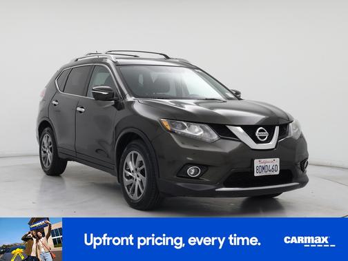 Green 2015 Nissan Rogue SL