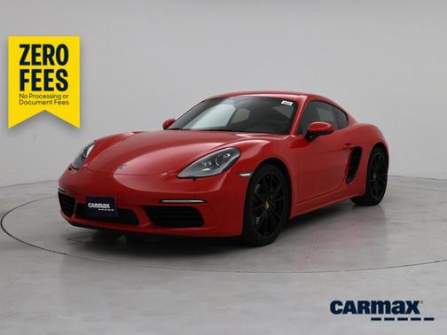 Red 2017 Porsche 718 Cayman