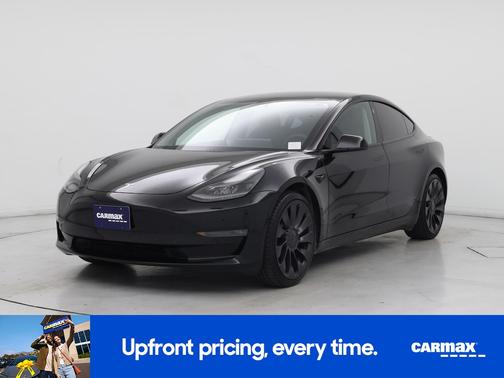 Black 2021 Tesla Model 3 Performance