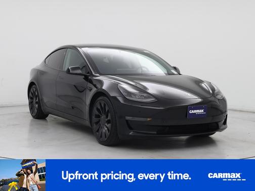 Black 2021 Tesla Model 3 Performance