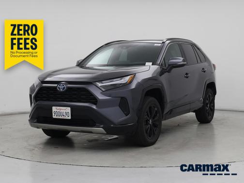 Gray 2022 Toyota RAV4 Hybrid SE