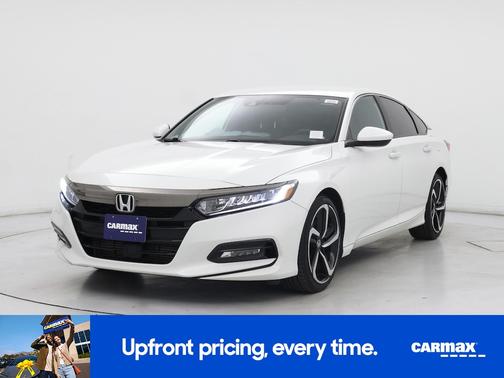 White 2018 Honda Accord Sport