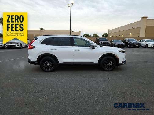 White 2025 Honda CR-V Hybrid Sport