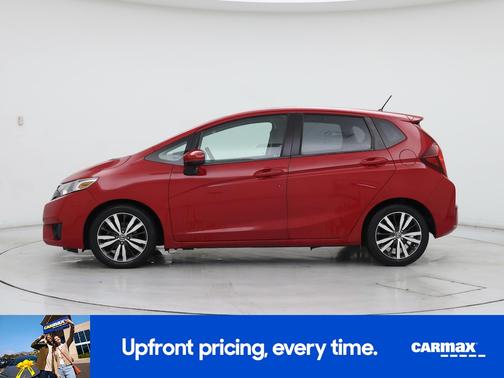 Red 2015 Honda Fit EX