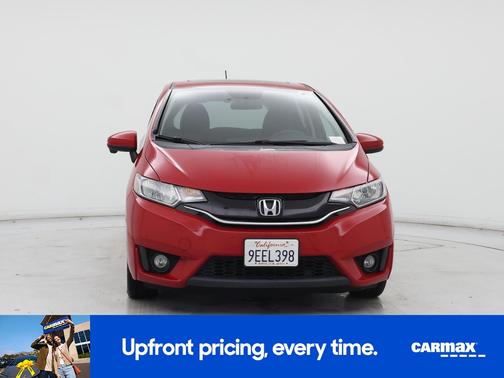 Red 2015 Honda Fit EX
