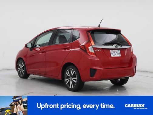 Red 2015 Honda Fit EX