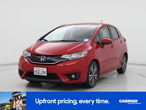Red 2015 Honda Fit EX
