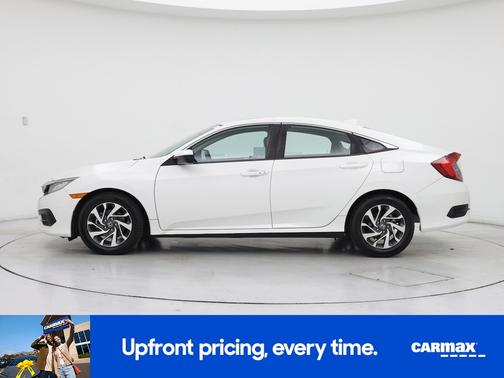 White 2018 Honda Civic EX