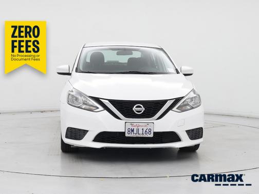White 2017 Nissan Sentra S