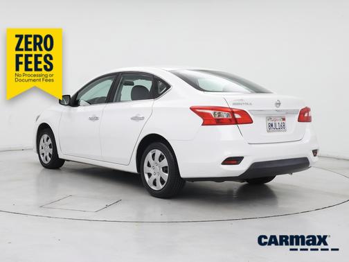White 2017 Nissan Sentra S