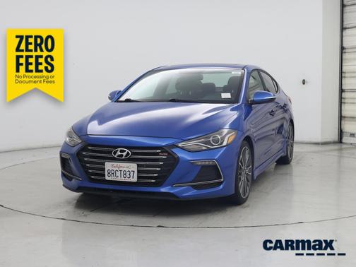 Blue 2018 Hyundai ELANTRA Sport