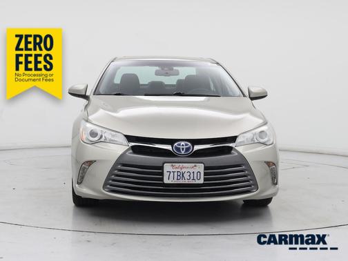Silver 2016 Toyota Camry Hybrid XLE