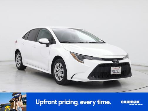 White 2022 Toyota Corolla LE