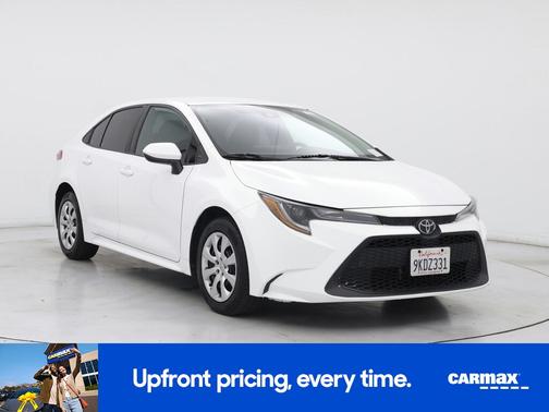 White 2022 Toyota Corolla LE