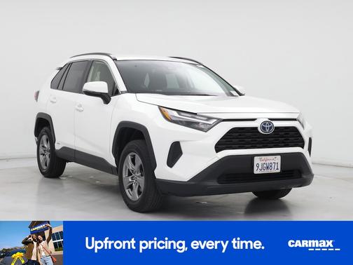 White 2023 Toyota RAV4 Hybrid LE