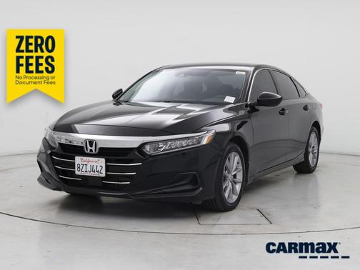 Black 2022 Honda Accord LX