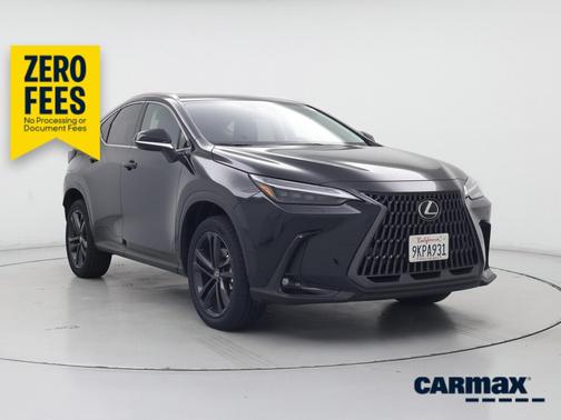 Black 2024 Lexus NX 450h+ Luxury