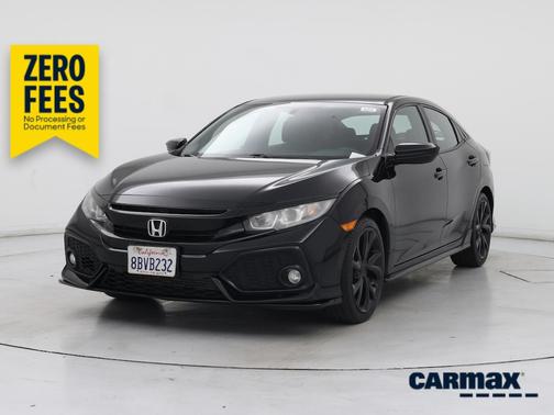 Black 2018 Honda Civic Sport