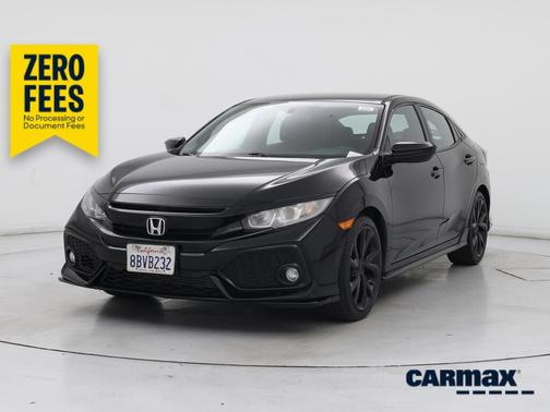 Black 2018 Honda Civic Sport