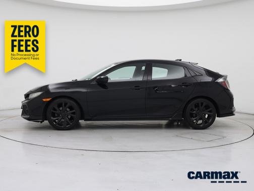 Black 2018 Honda Civic Sport