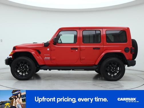 Red 2023 Jeep Wrangler 4xe Unlimited Sahara