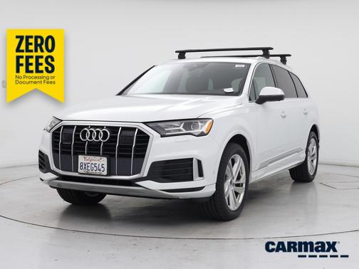White 2021 Audi Q7 Premium Plus