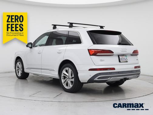 White 2021 Audi Q7 Premium Plus