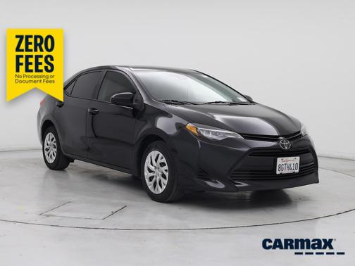 Black 2019 Toyota Corolla LE